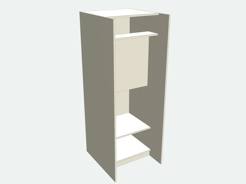Arcade cabinet with the lower front, control panel and control panel front removed