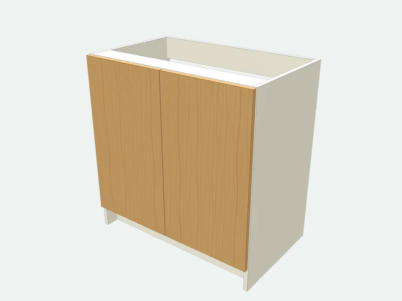 Bathroom vanity plan in 3D