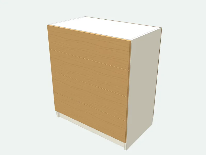 Dresser plan in 3D