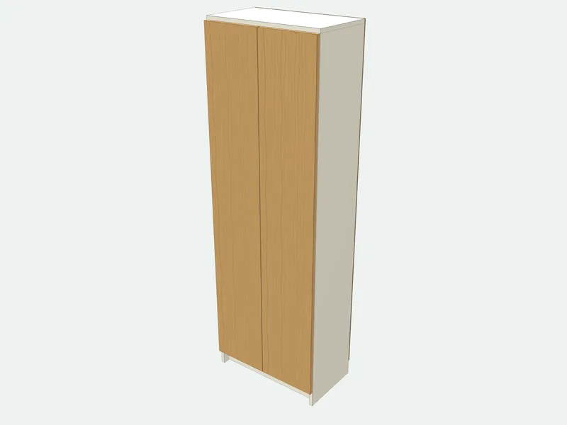Gun cabinet plan in 3D