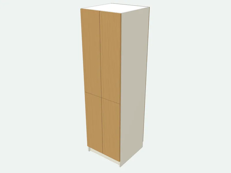 Pantry cabinet plan in 3D